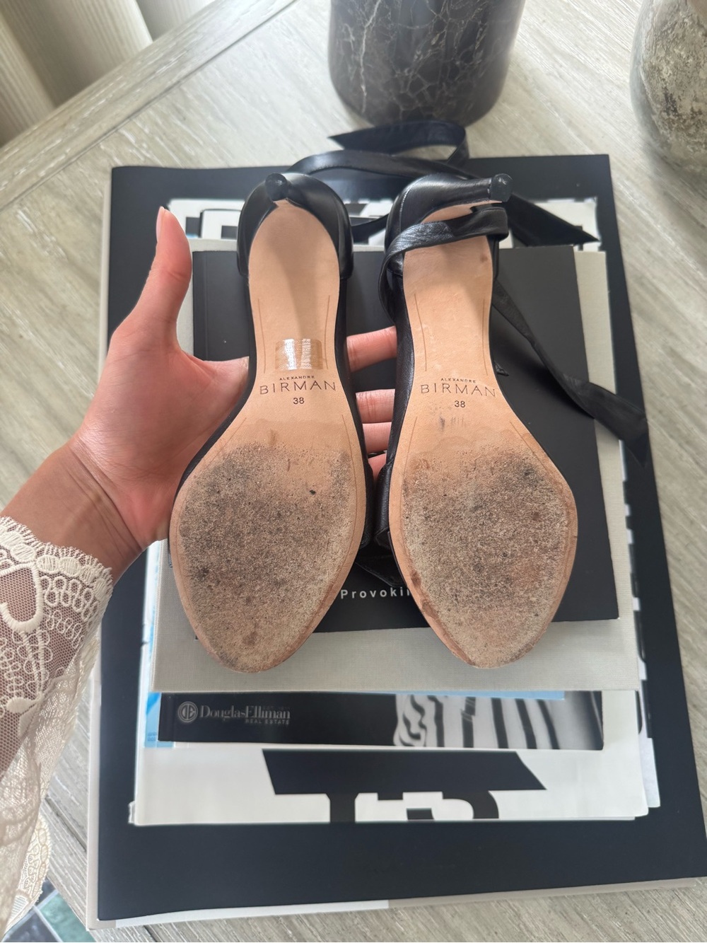Alexandre Birman Clarita 100 Sandals Black - Picture 3 of 4